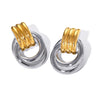 Luna Waterproof Mixed Metals Earrings