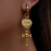 Statement Cross Earrings