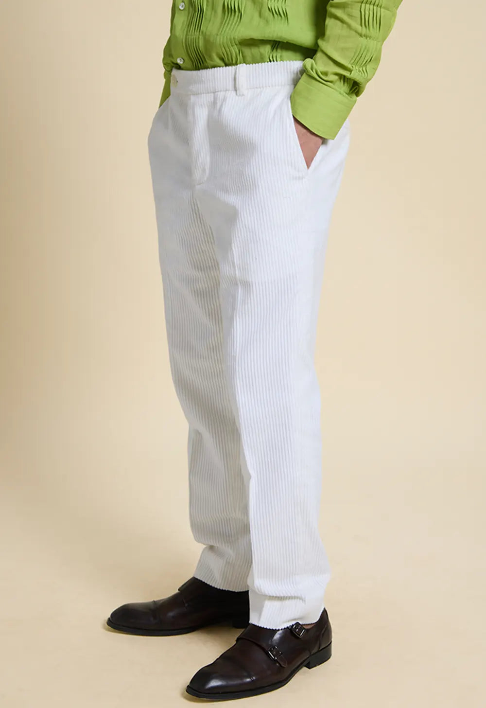 White Corduroy Pants