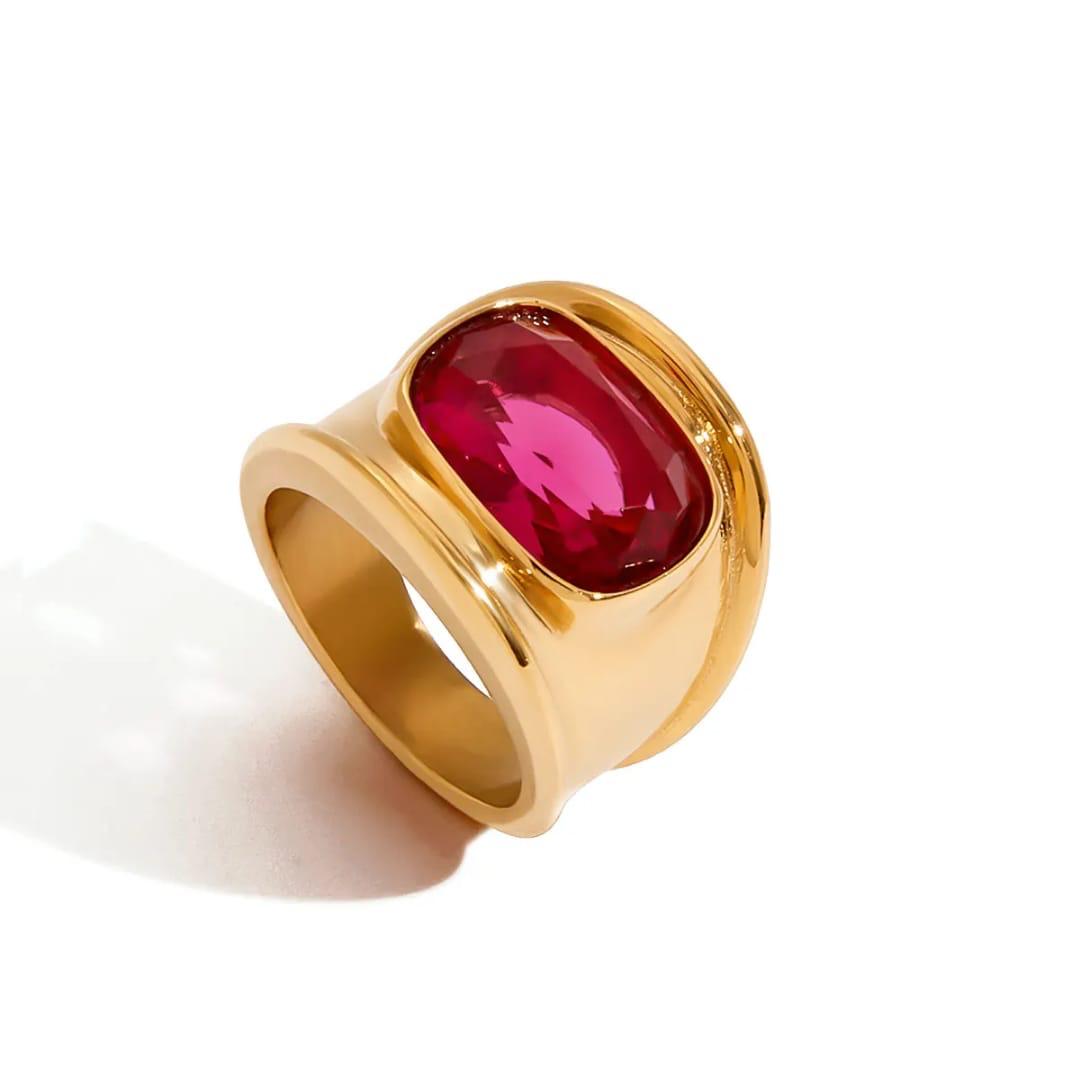 Ruby Dome Statement Ring