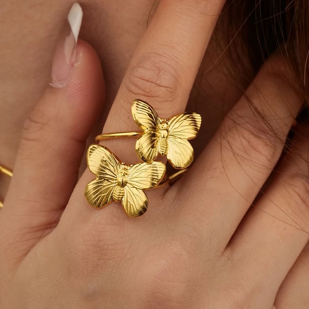 Double Butterfly Waterproof Ring