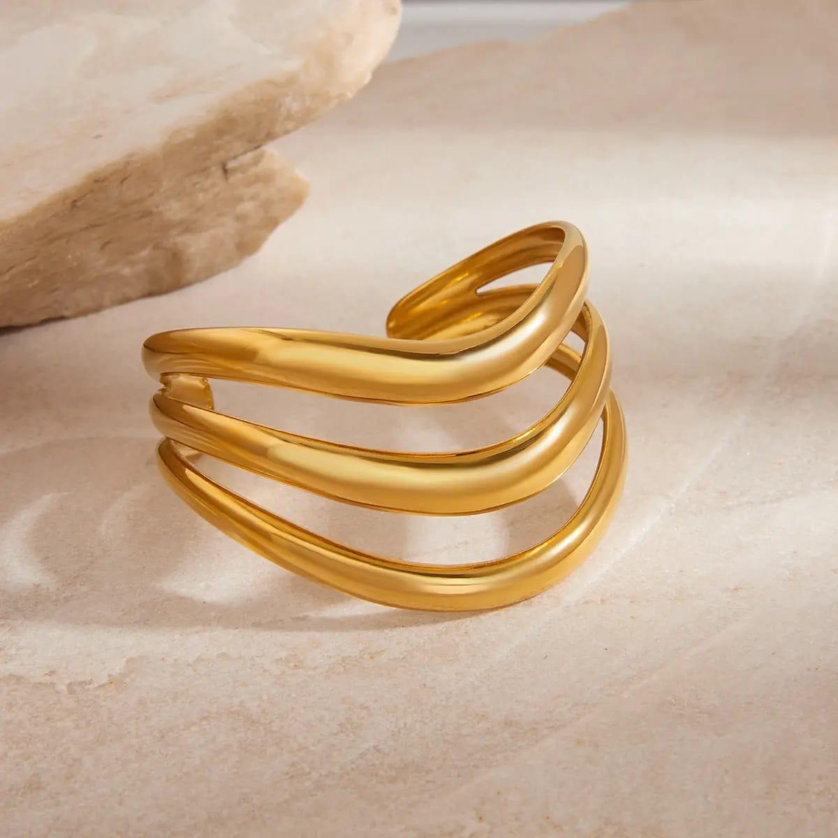 Layered Bracelet Cuff