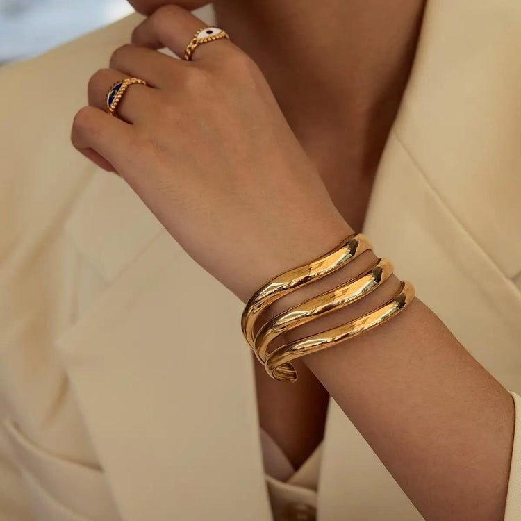 Layered Bracelet Cuff