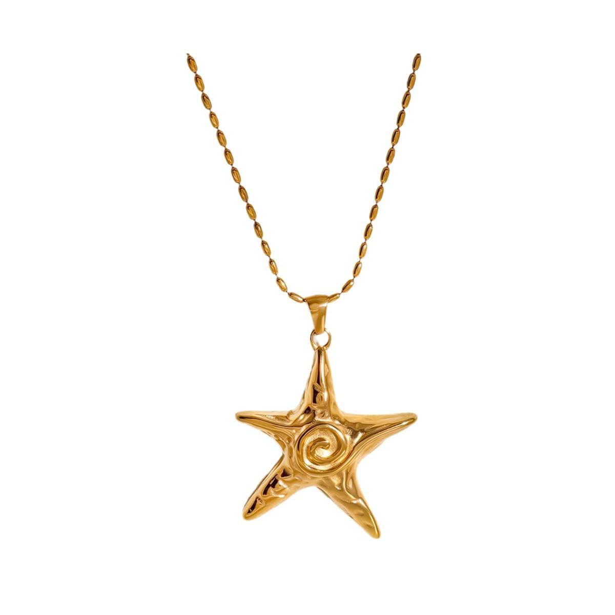 Starfish Statement Waterproof Necklace