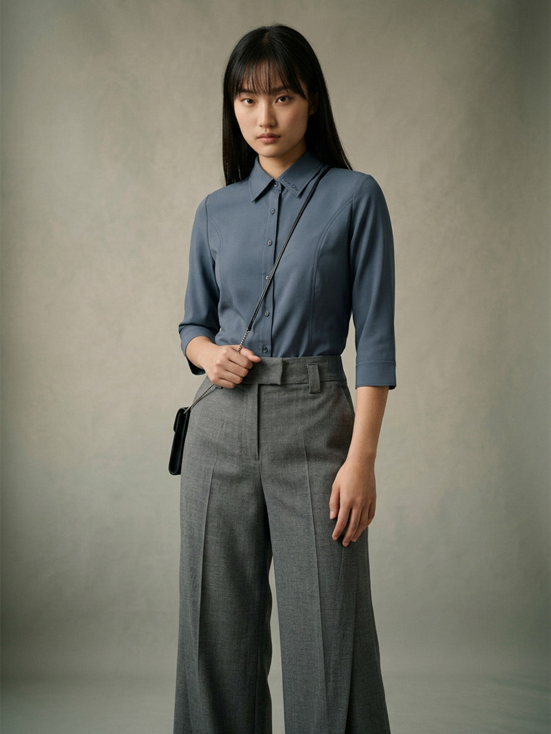 The Studio Shirt Women - Slate Blue
