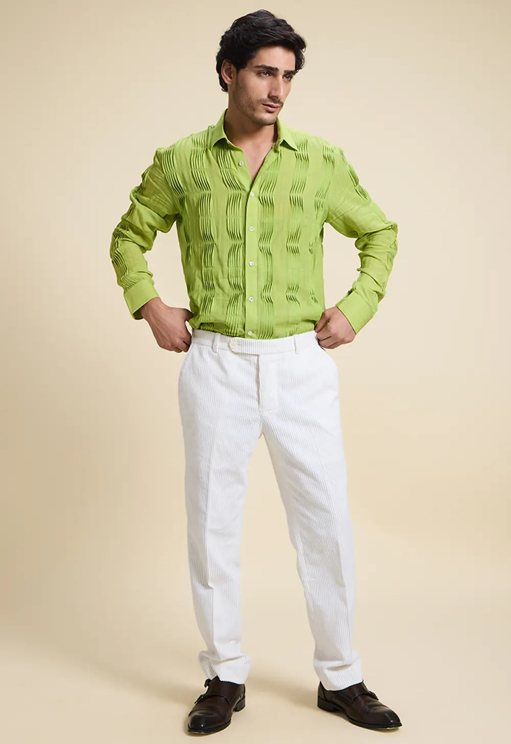 White Corduroy Pants