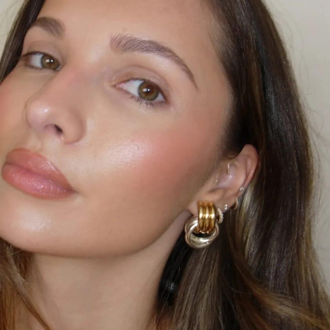 Luna Waterproof Mixed Metals Earrings