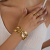 Irregular Statement Bracelet Cuff