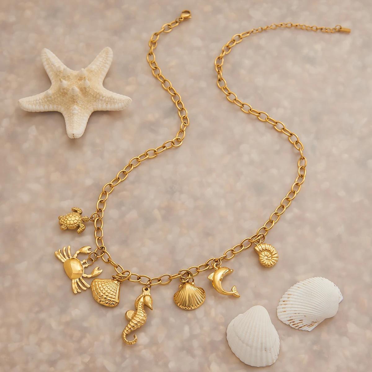 Ocean Charm Waterproof Necklace