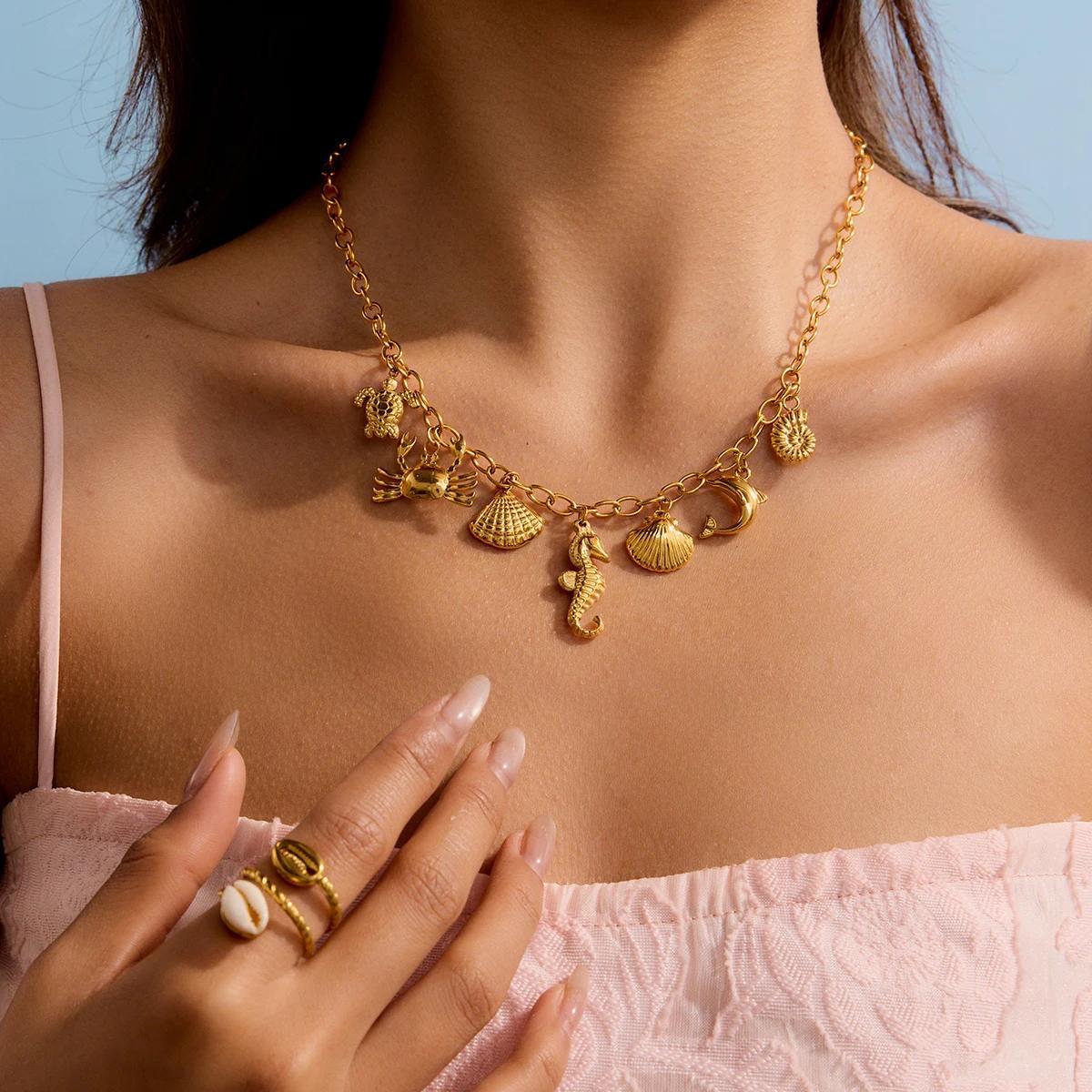 Ocean Charm Waterproof Necklace