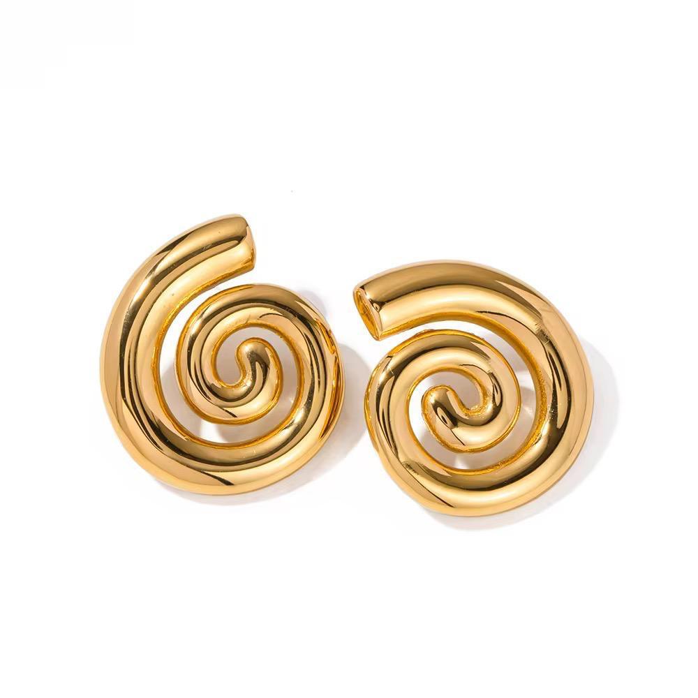 Spiral Statement Waterproof Earrings