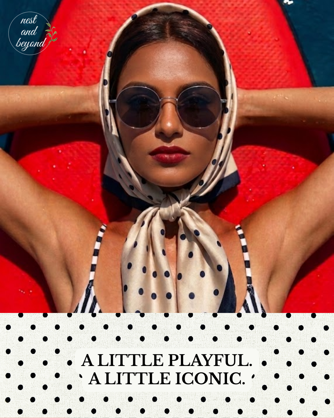 'Polka Dot' scarf