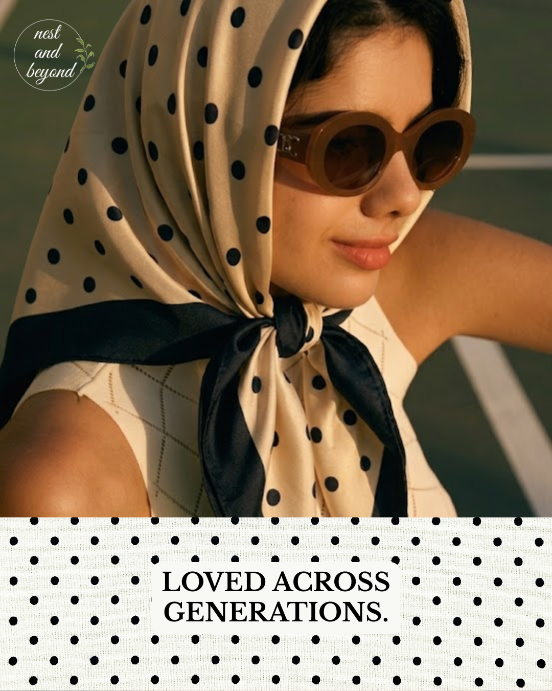 'Polka Dot' scarf