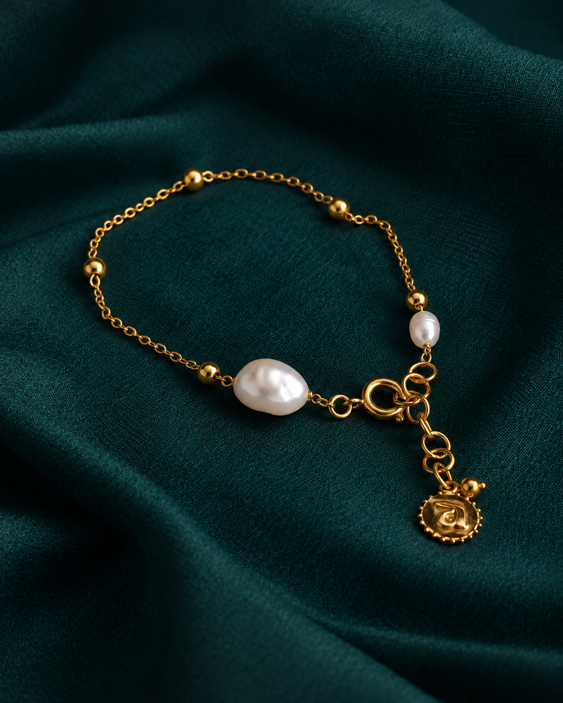 Paired Pearl Bracelet