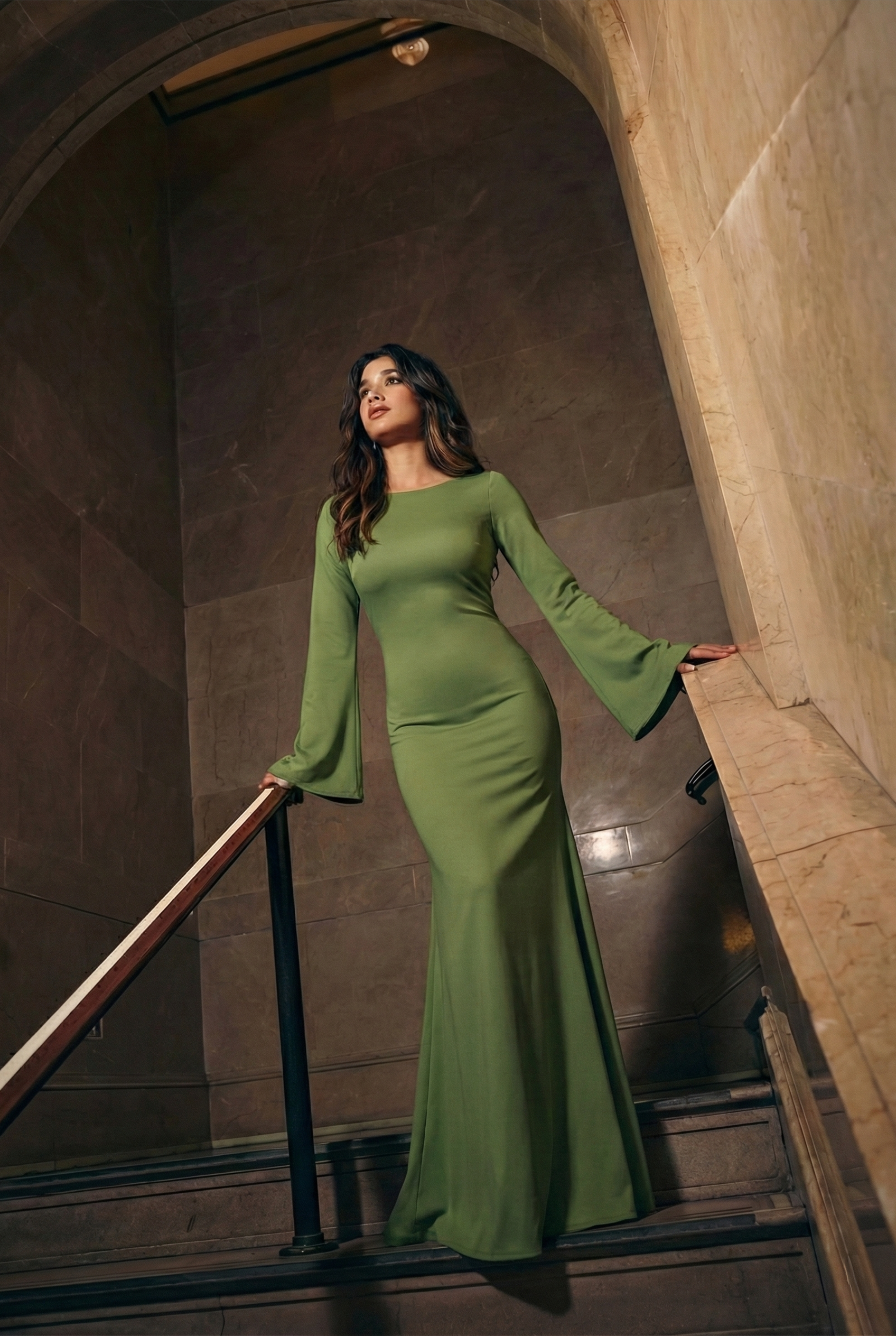 The Olive Muse Gown
