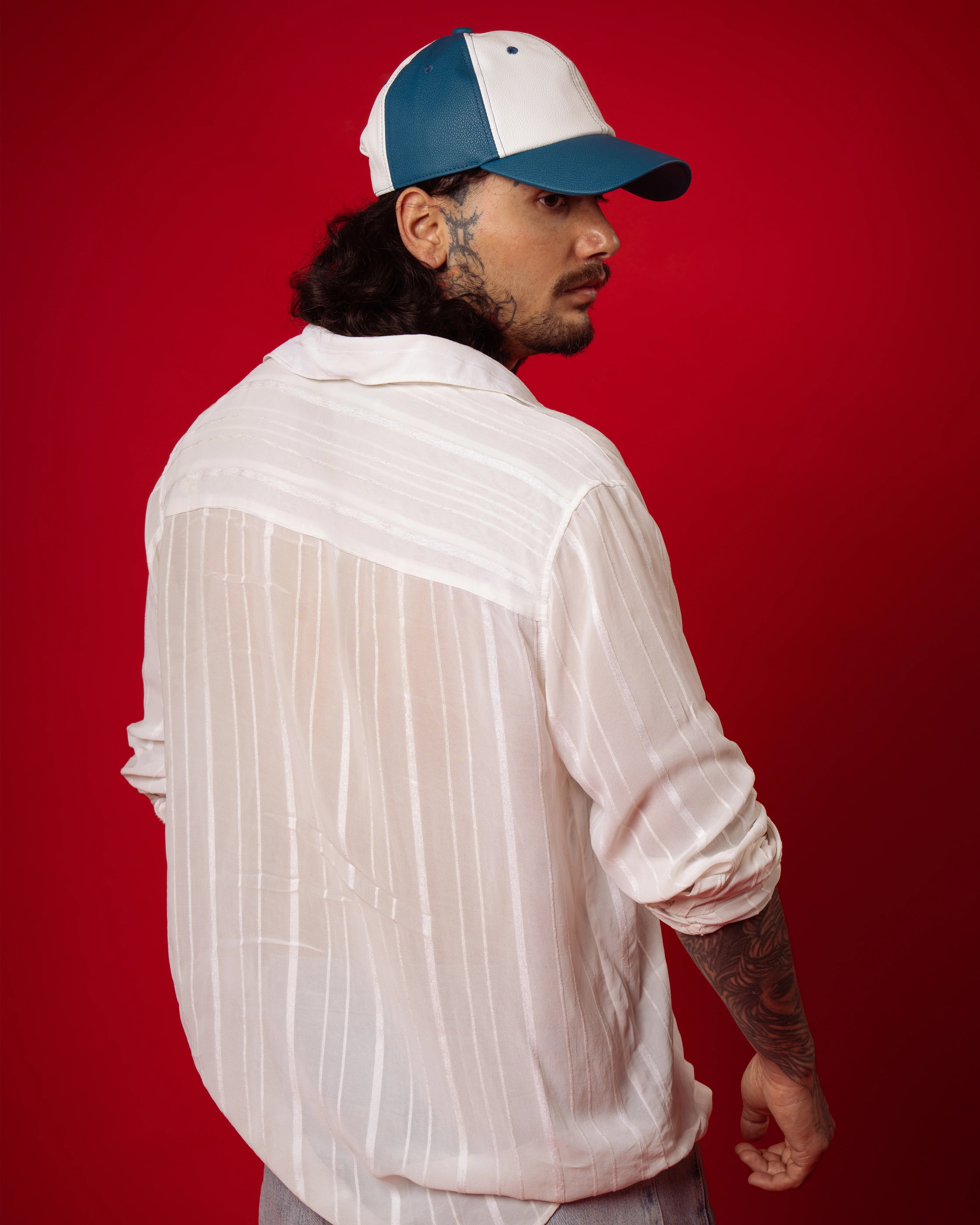 Shaasak All Leather Cap