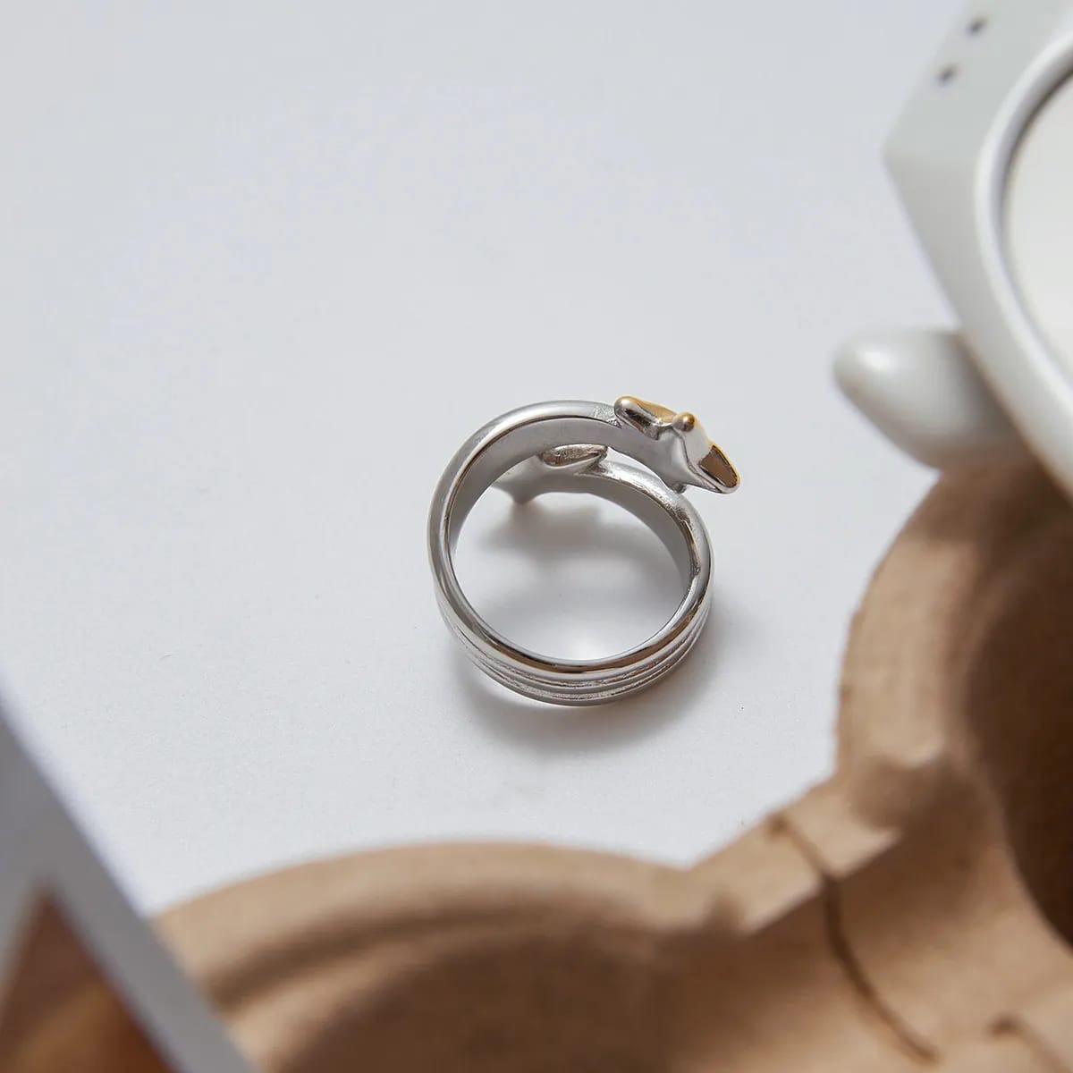 Star Mixed Metal Ring