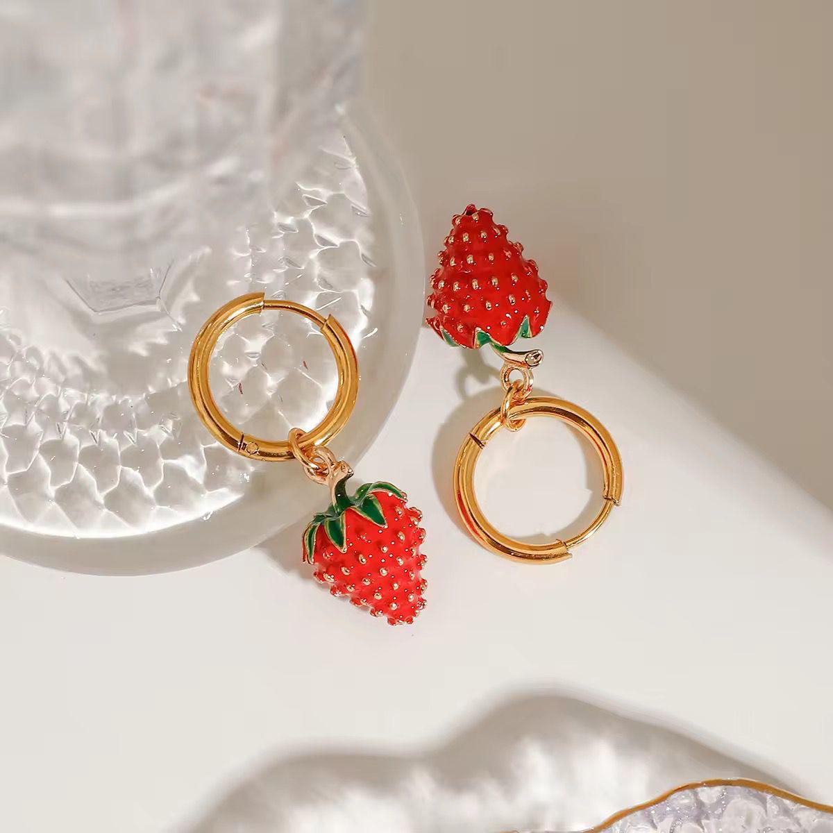 Strawberry Waterproof Earrings