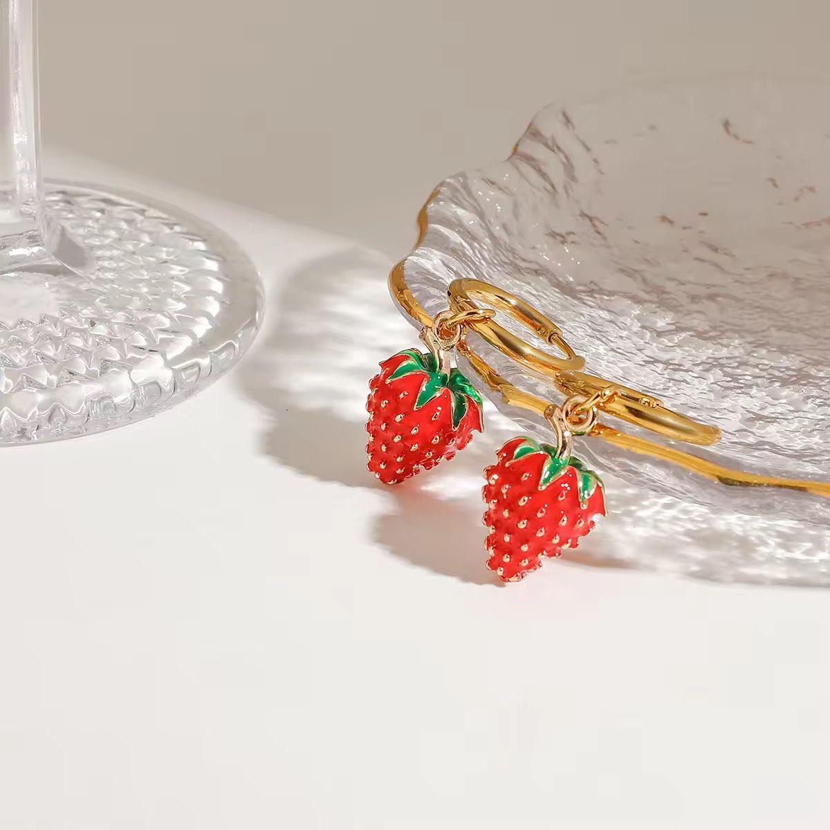 Strawberry Waterproof Earrings