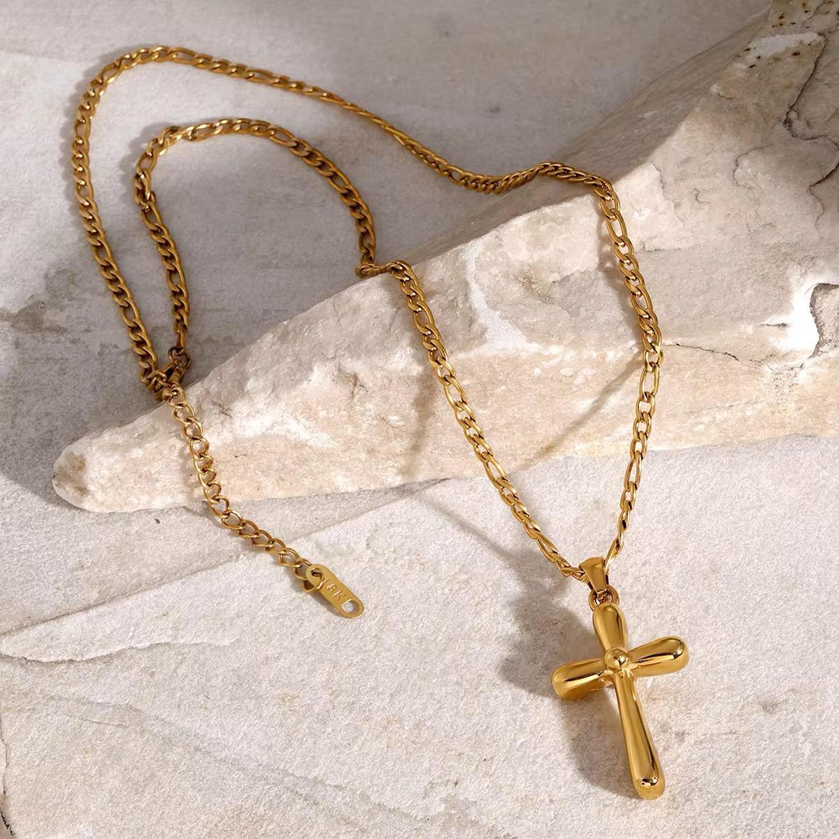Statement Cross Waterproof Pendant