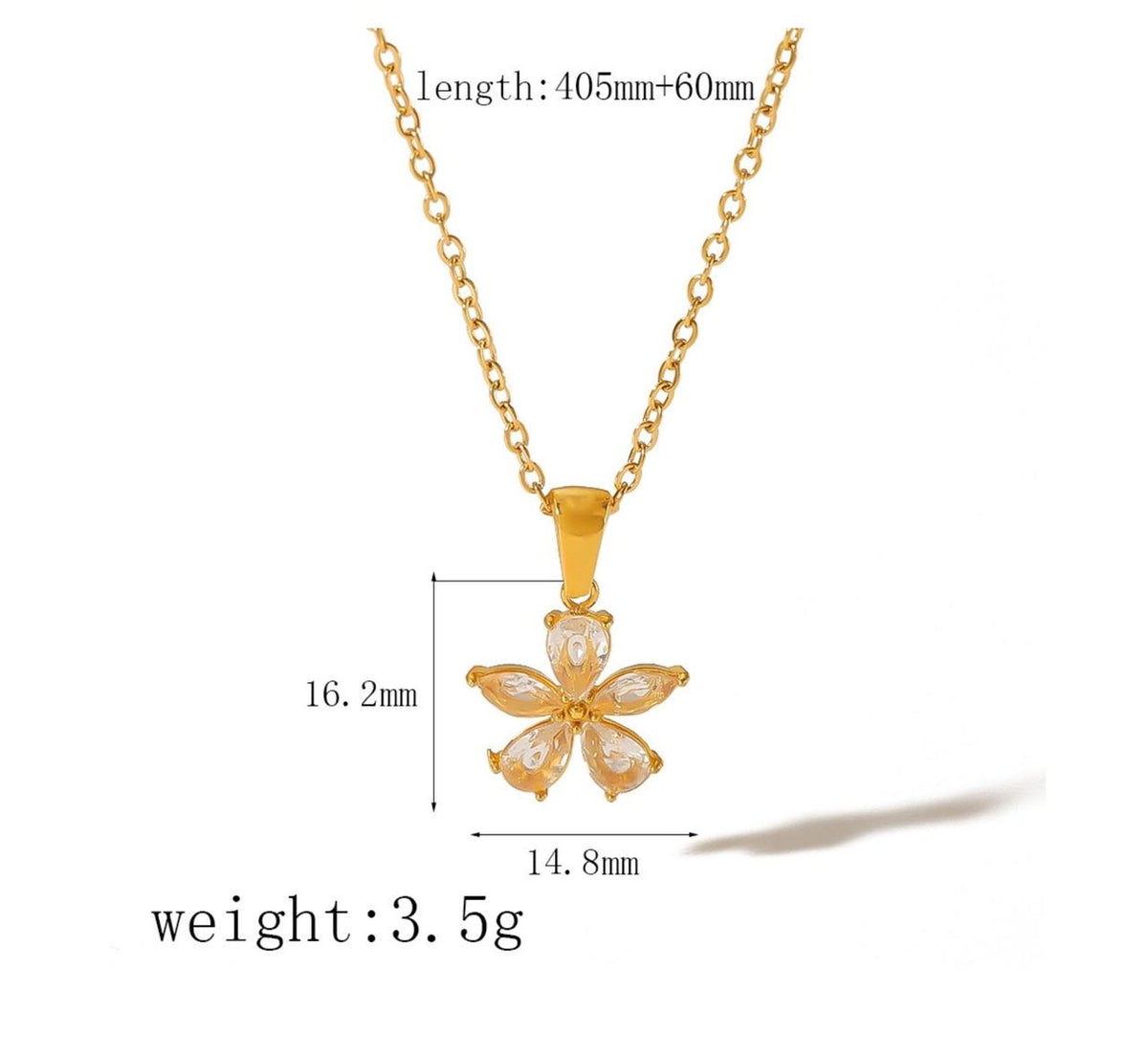 Flower Pendant Necklace