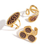 Leopard Print Luxe Waterproof Rings