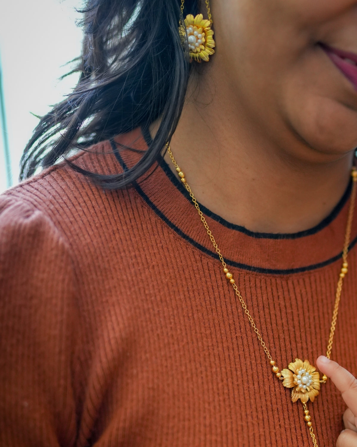 Mumma Bloom Y Necklace