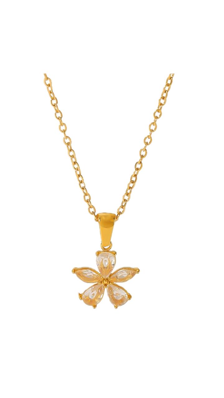 Flower Pendant Necklace