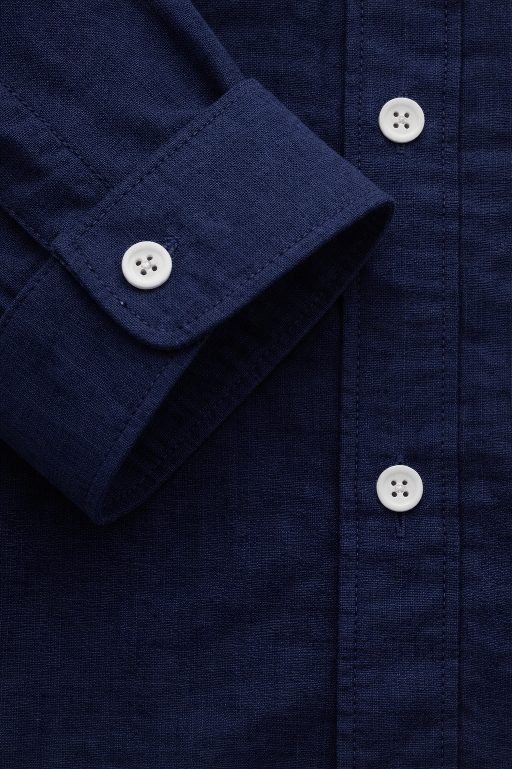 Navy Blue Kiro Full-Sleeved Shirt