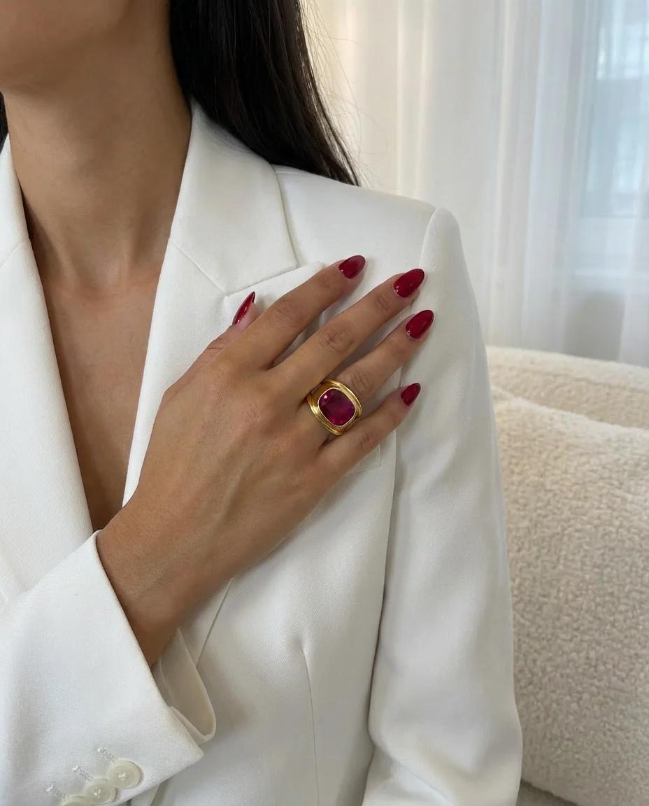 Ruby Dome Statement Ring