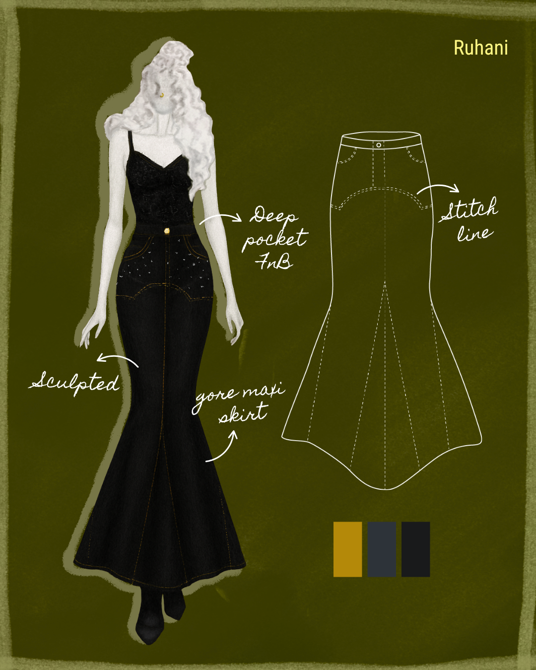 RUHANI Maxi Skirt