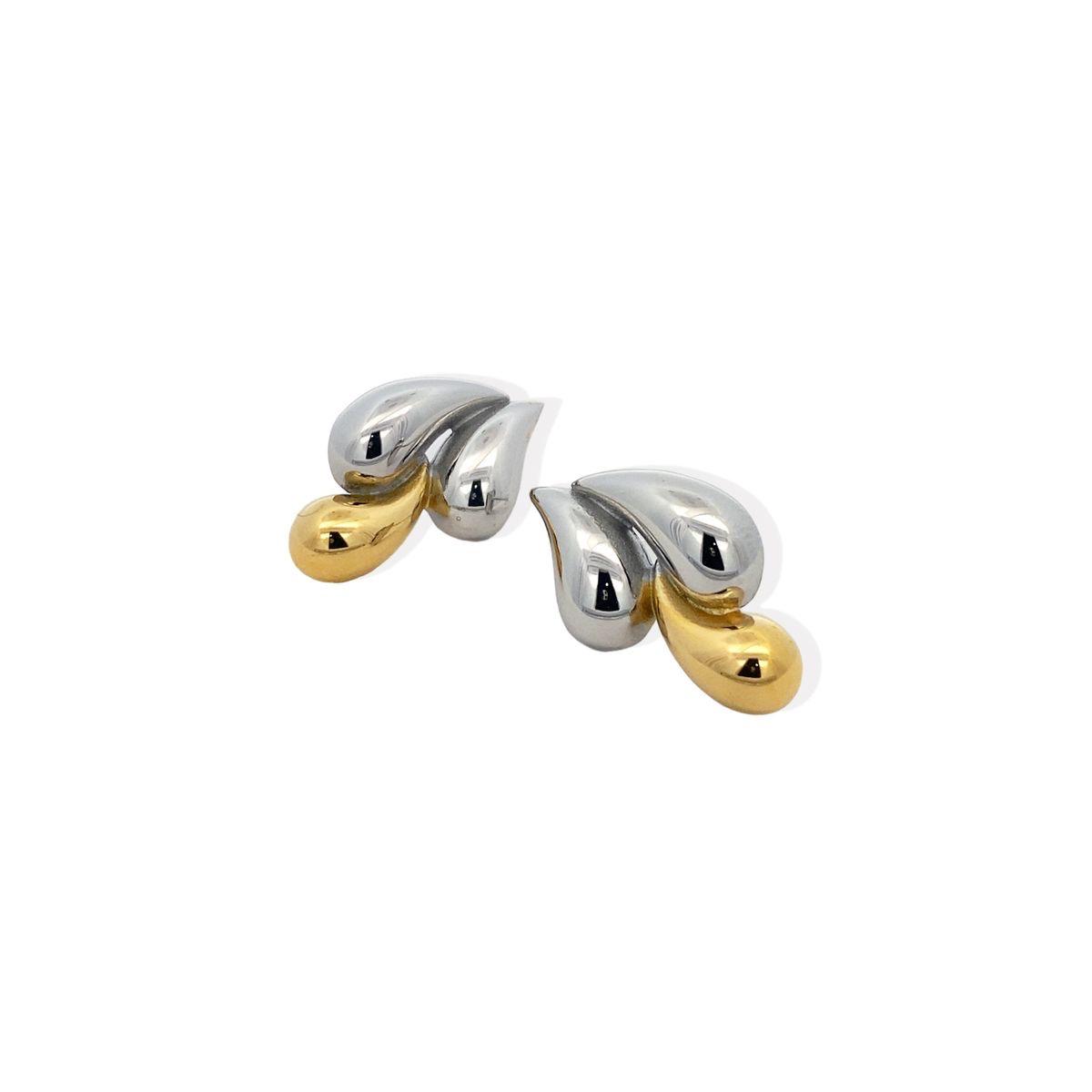Drop Mixed Metal Waterproof Earrings