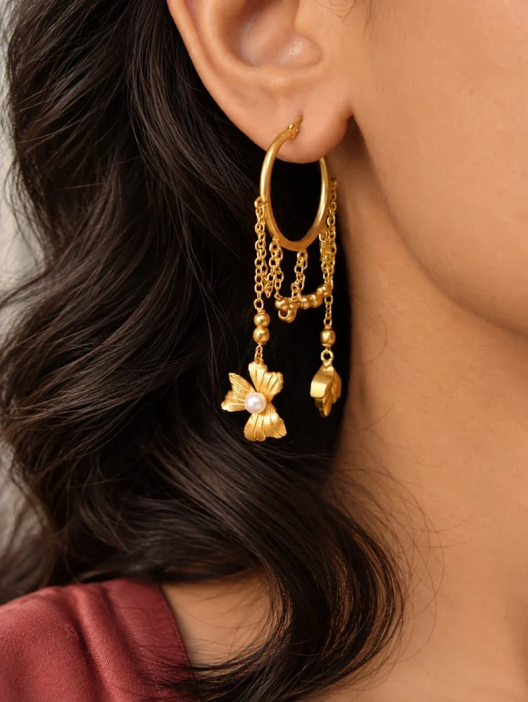 Ma & Bud Danglers With Hoops