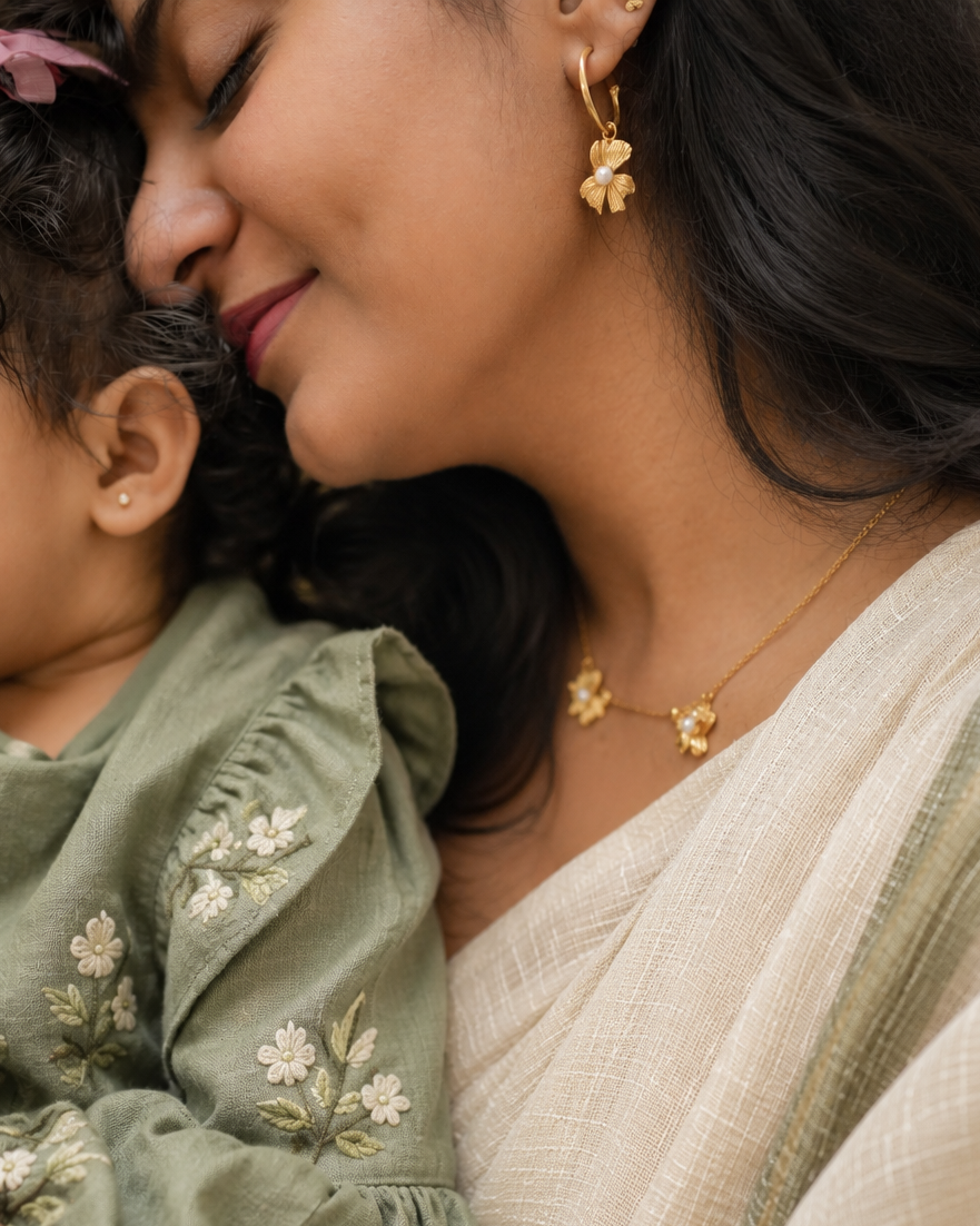 Floret Mismatched Hoops