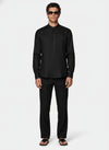 100% Linen Kurta Black