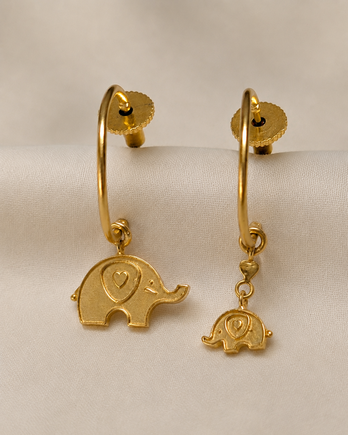 Ele & Calf Mismatched Hoops
