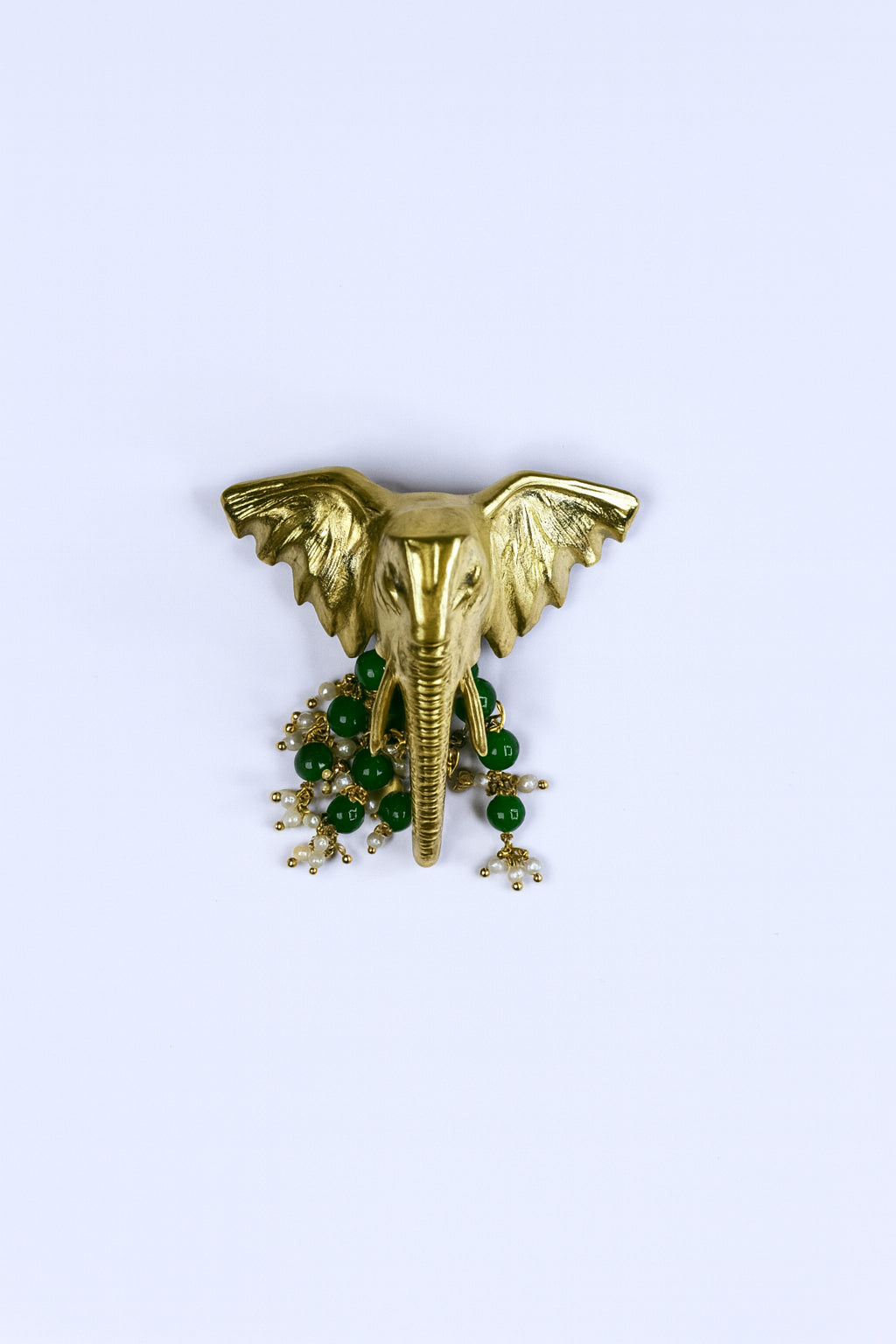 Elephant with Puvaii Brooch