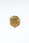 Flat Faced Lion Brooch