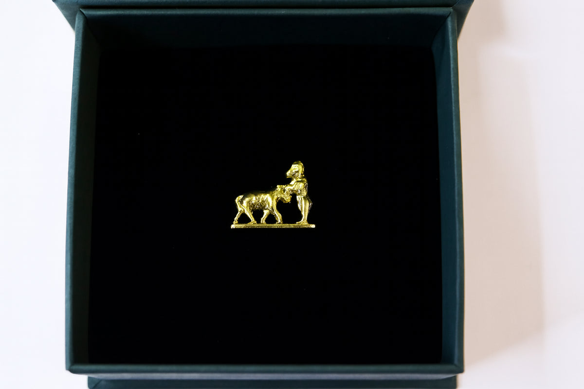 Bull & Bear Brooch