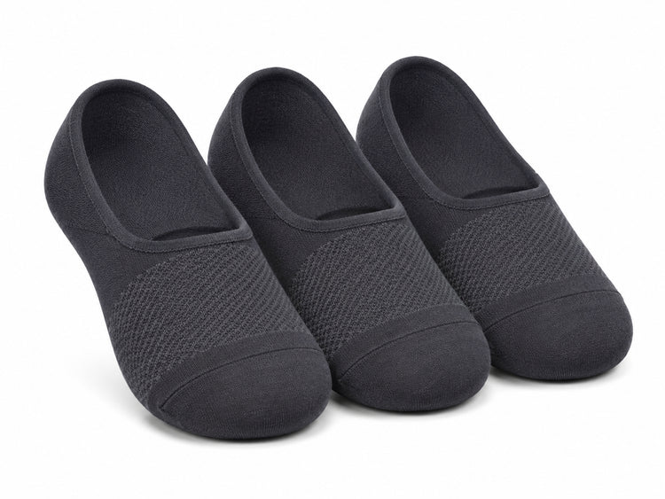 Graphite No-Show (Pack of 3)