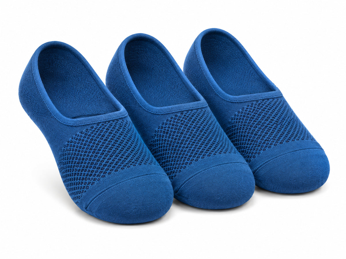 Sky Blue No-Show (Pack of 3)