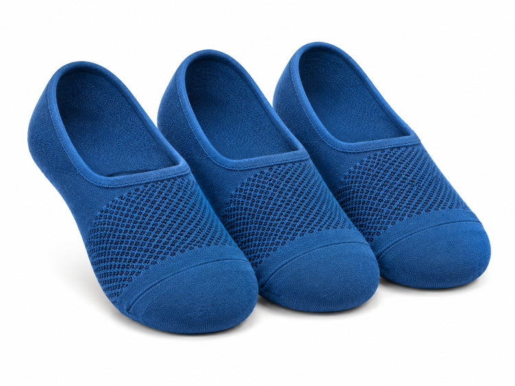 Sky Blue No-Show (Pack of 3)