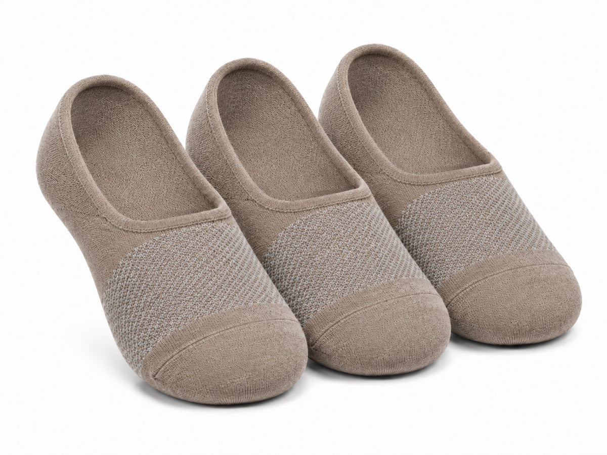 Desert Tone No-Show (Pack of 3)