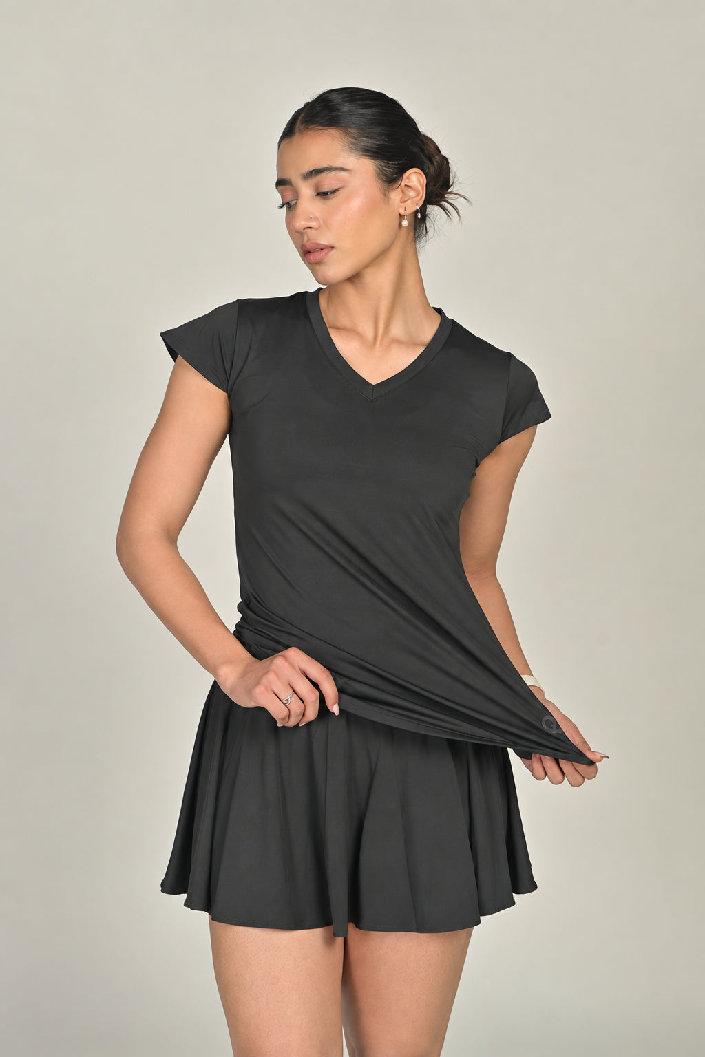 Curved-Hem Tee