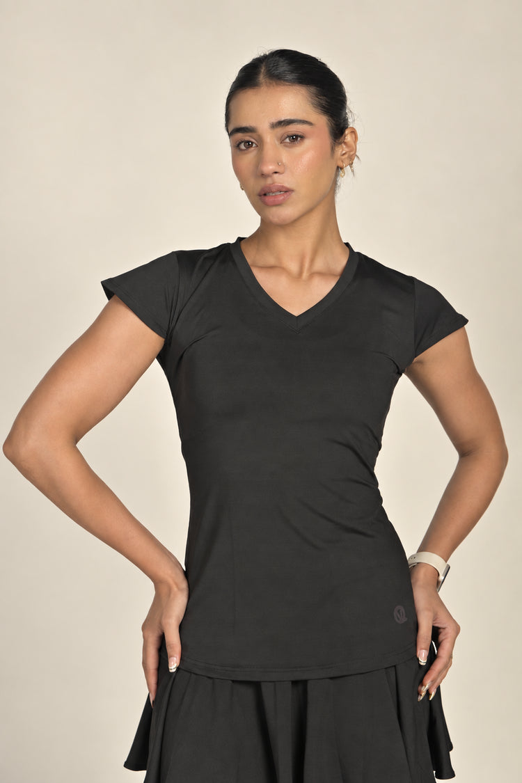 Curved-Hem Tee
