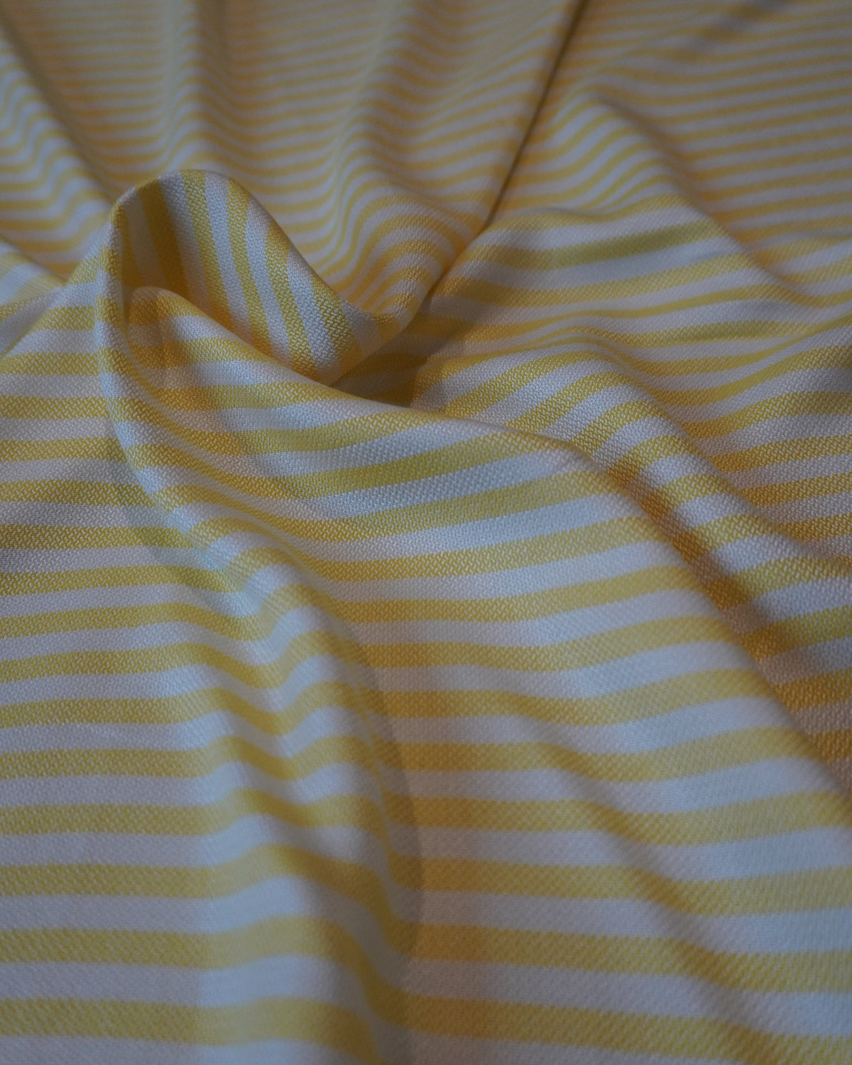 'Yellow' Striped Bamboo towel