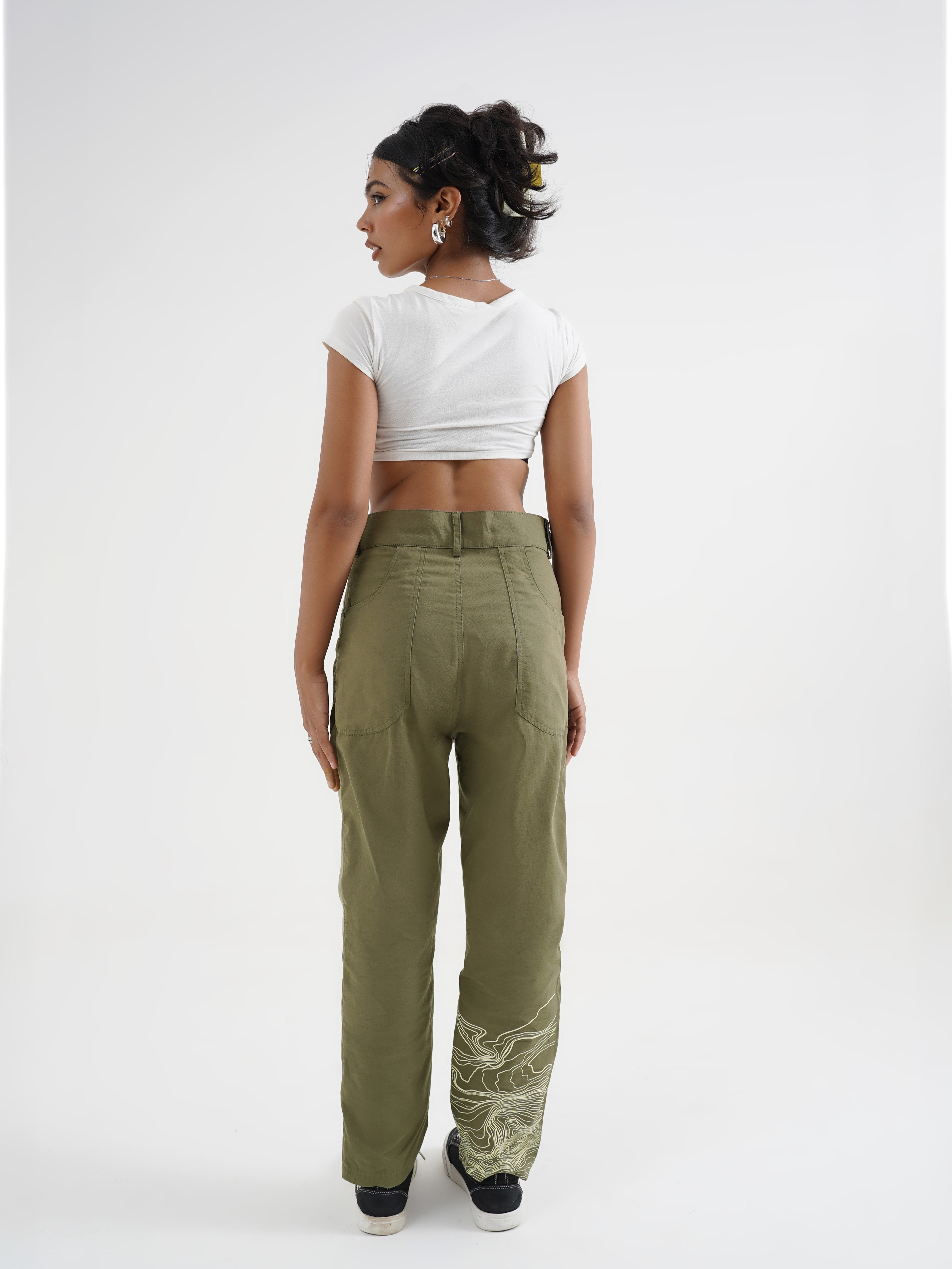Manifest Contrast Panel Utility Trousers