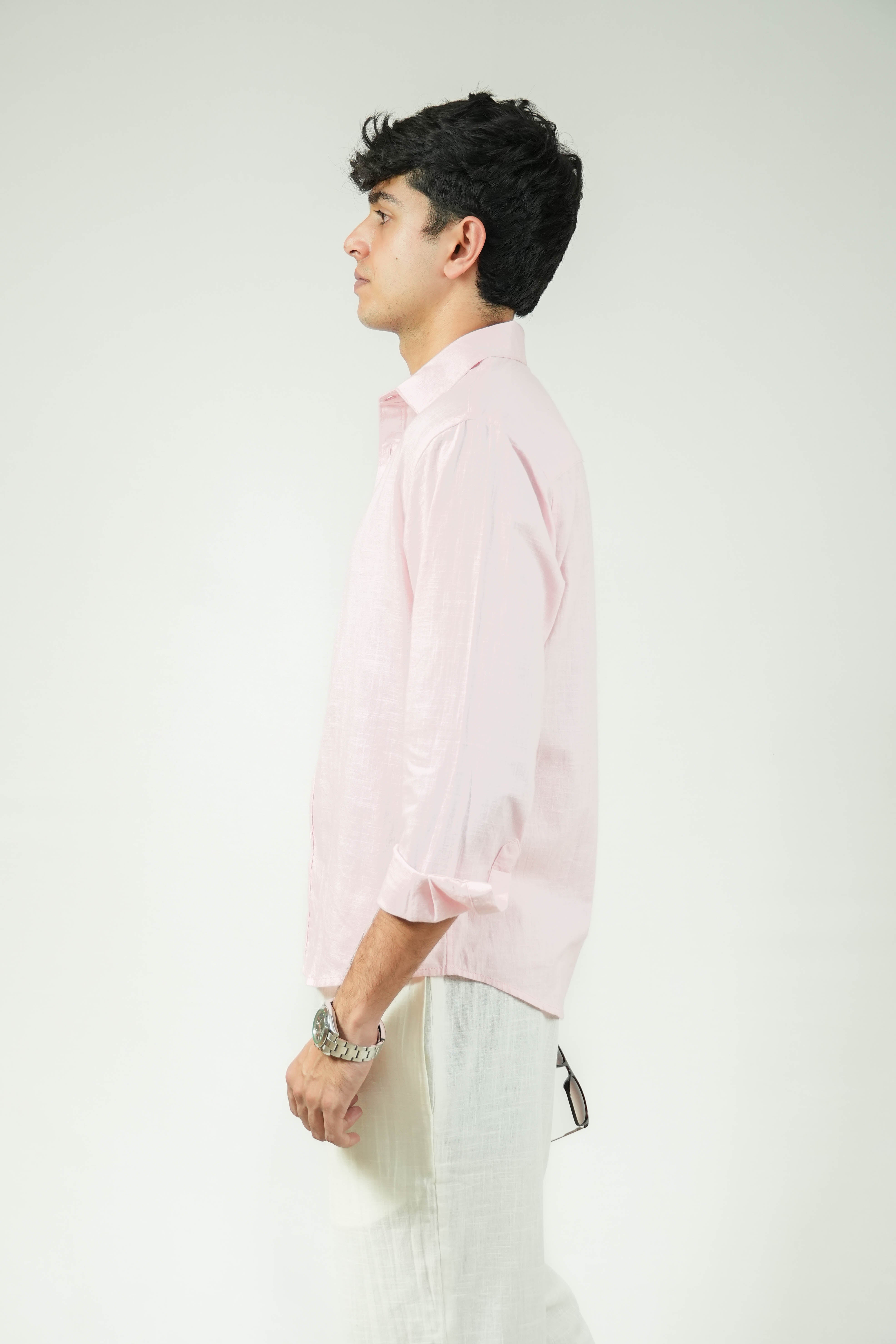 Pink Kiro Full-Sleeved Shirt