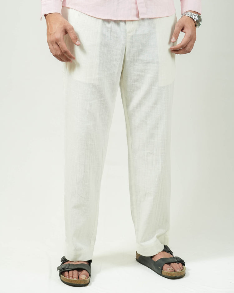 White Raah Pant