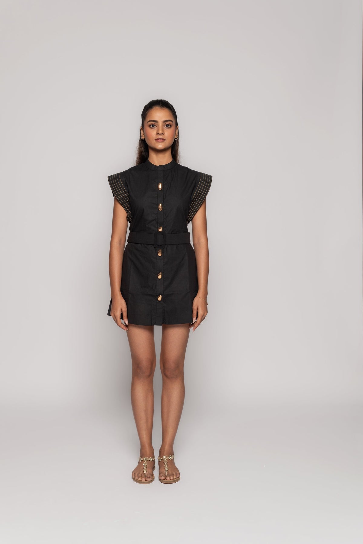 INEZ POPLIN MINI DRESS
